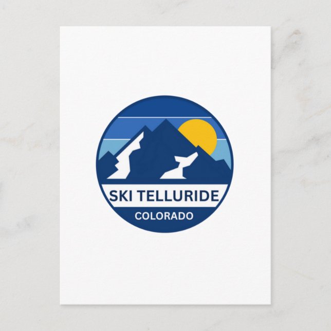 Telluride Ski Colorado Postcard (Front)