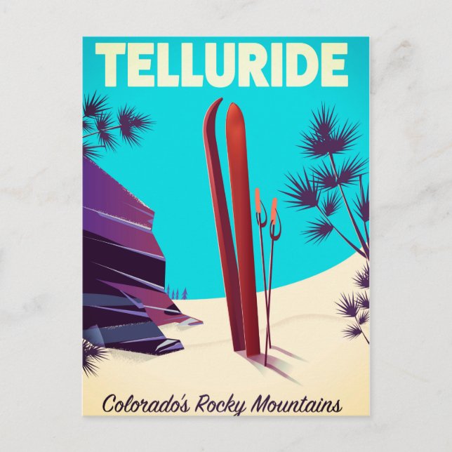 Telluride Ski Rocky Mountains Postcard (Front)