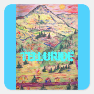Telluride Square Sticker