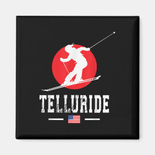 Telluride Usa Ski Resort Rocky Mountains American Magnet