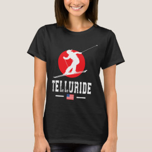 Telluride Usa Ski Resort Rocky Mountains American T-Shirt
