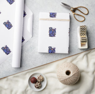  Tellurium character from the ATOMIVRA™  Wrapping Paper