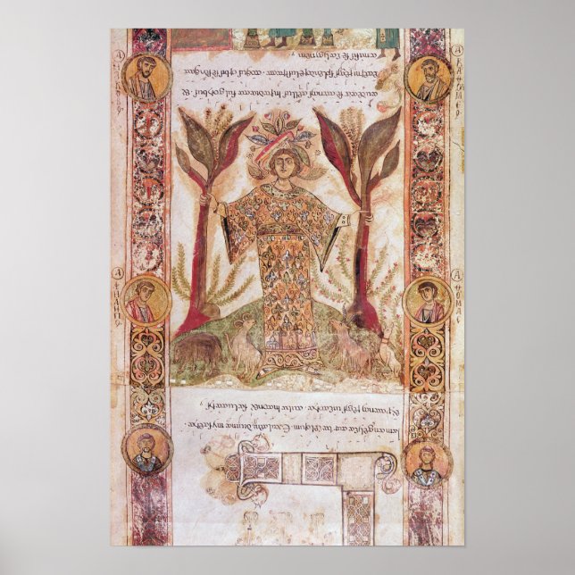 Tellus, from Exultet I, c.1030 Poster (Front)