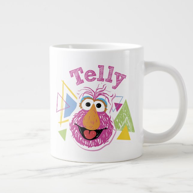 Telly Monster Fun Graphic Large Coffee Mug (Right)