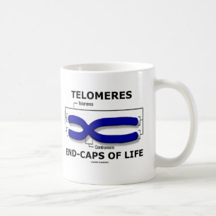 Telomeres End-Caps Of Life (Biology Humour) Coffee Mug