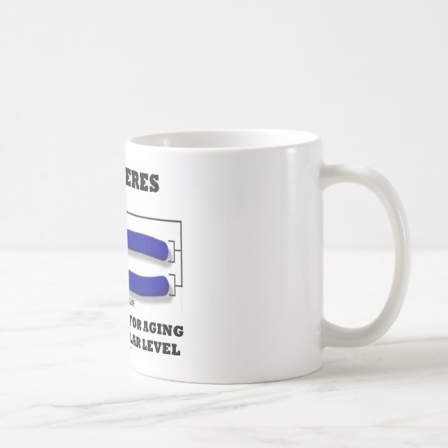 Telomeres Responsible For Aging At Cellular Level Coffee Mug (Right)