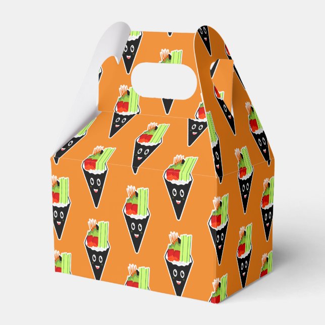 Temaki Sushi Hand Roll Favour Box (Front Side)