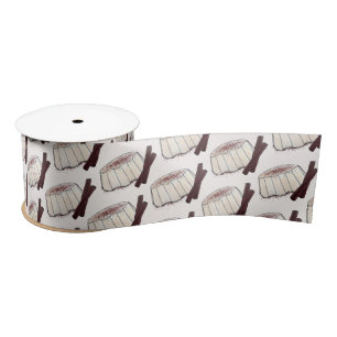 Tembleque Puerto Rican New Year Coconut Pudding Satin Ribbon