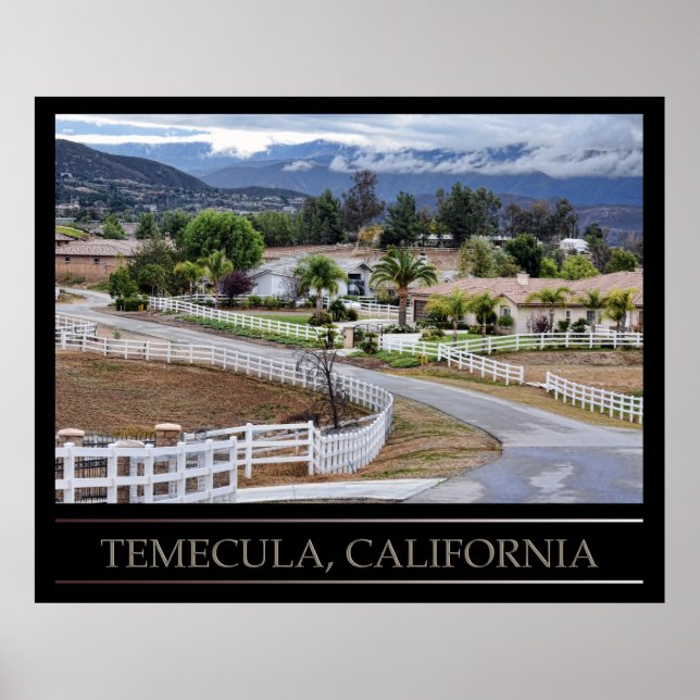 Temecula, California Poster (Front)