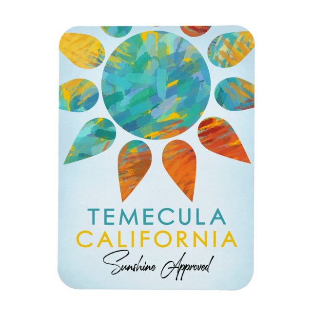 Temecula California Sunshine Travel Magnet (Vertical)
