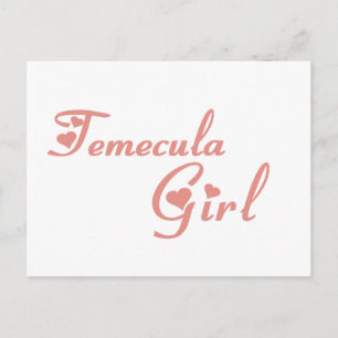 Temecula Girl tee shirts Postcard