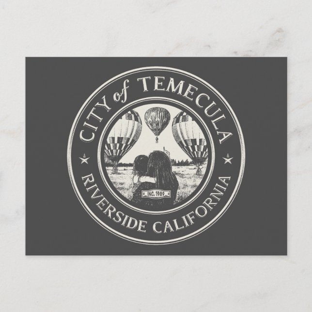 TEMECULA RIVERSIDE CALIFORNIA  POSTCARD (Front)