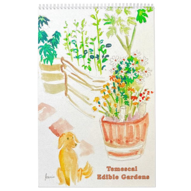 Temescal Edible Gardens Calendar (Cover)