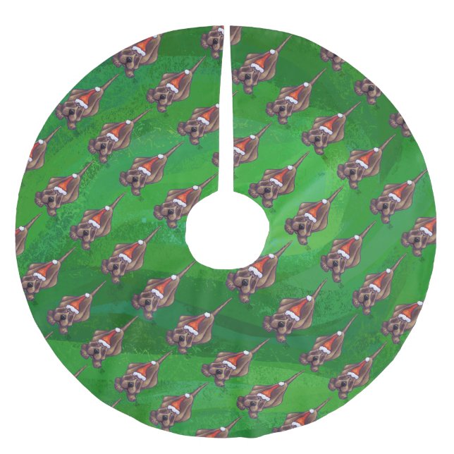 Temp Brushed Polyester Tree Skirt (Front)