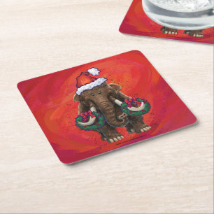 Temp Square Paper Coaster