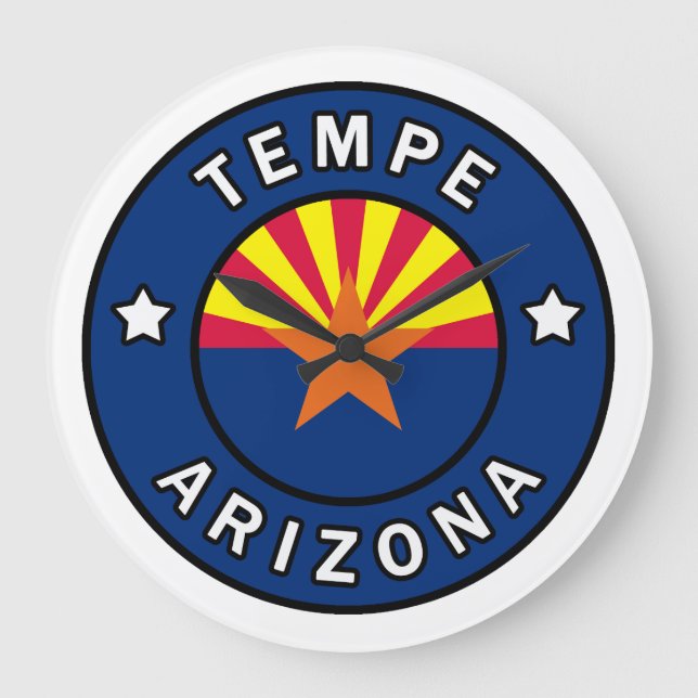 Tempe Arizona Large Clock (Front)