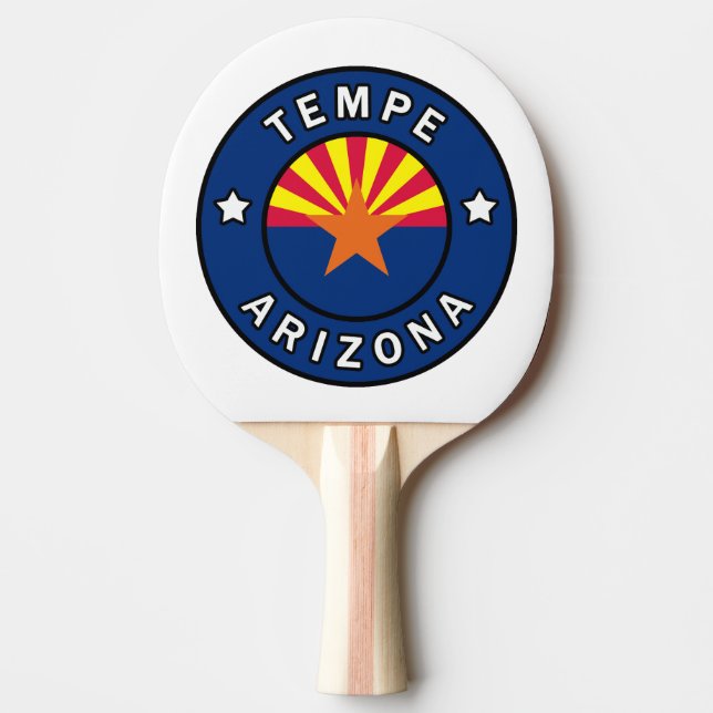 Tempe Arizona Ping Pong Paddle (Front)