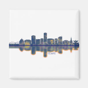 Tempe Skyline Magnet