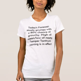 Temper Tantrum Warning In Effect T-Shirt