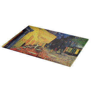 Tempered Glass Designer Cutting Boards - Van Gogh