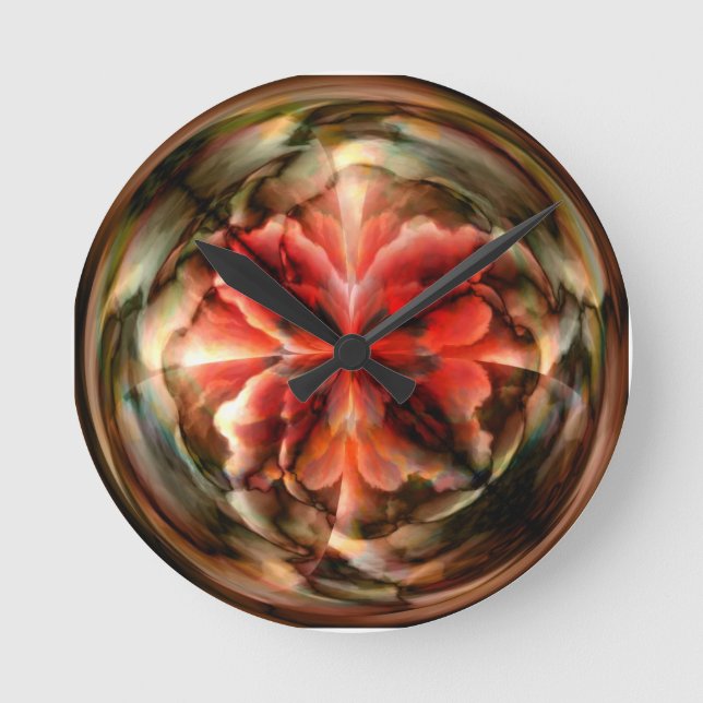 Tempest II (Red) Round Clock (Front)