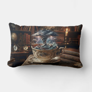 Tempest In A Teapot Lumbar Cushion