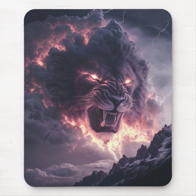 Tempest Lion King Mouse Pad (Front)