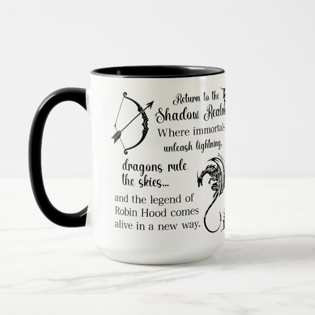Tempest of Shadows Brenda K Davies Mug (Left)