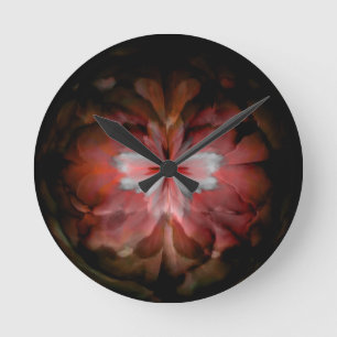 Tempest (Red) Round Clock
