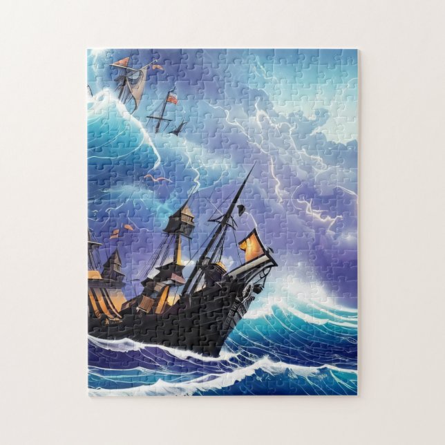 Tempestuous Seas Puzzle – 252 Pieces (Vertical)
