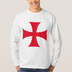 Templar Cross Crusader Men's Long Sleeve Tee