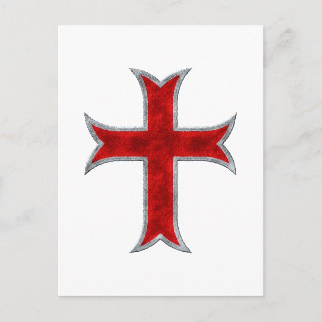Templar Cross Postcard (Front)