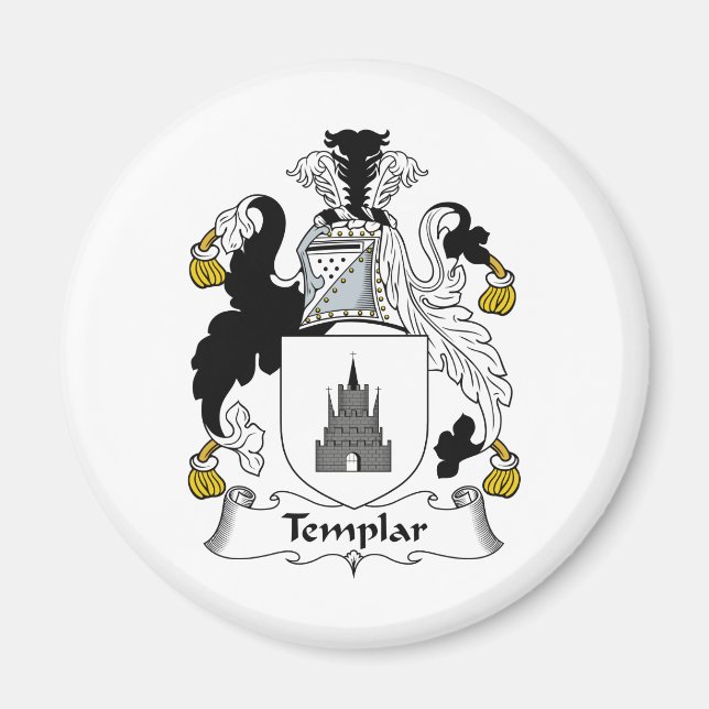 Templar Family Crest Magnet (Front)