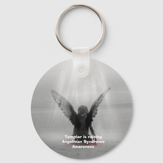 Templar is raising Angelman Syndrome Awareness Key Ring (Front)