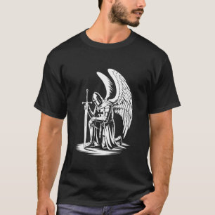 Templar Knight Angel Mediaeval Christian Warrior T-Shirt