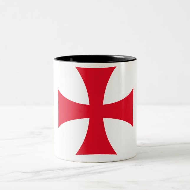 Templar Knight Crusader Coffee Mug (Center)