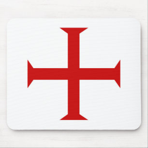 templar knights red cross malta teutonic hospitall mouse pad