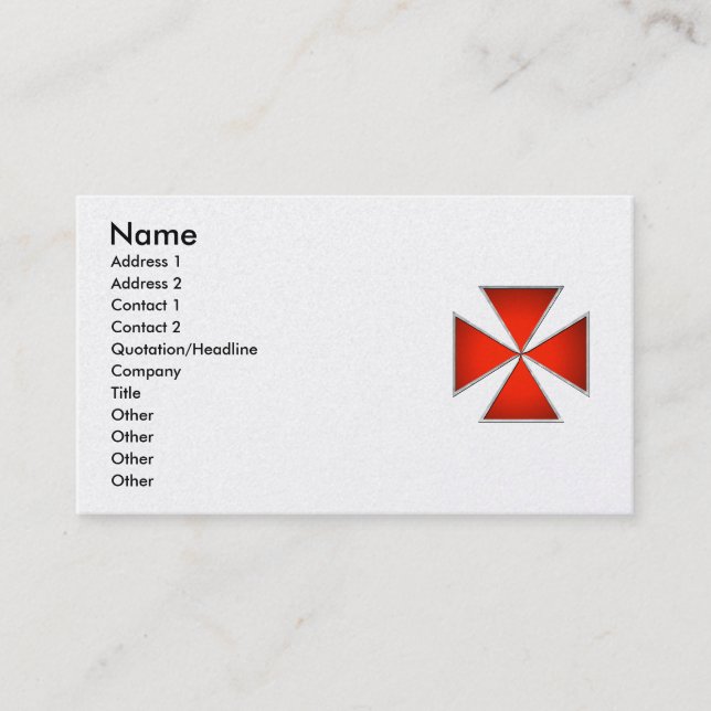 Templar Pattee Business Card (Front)