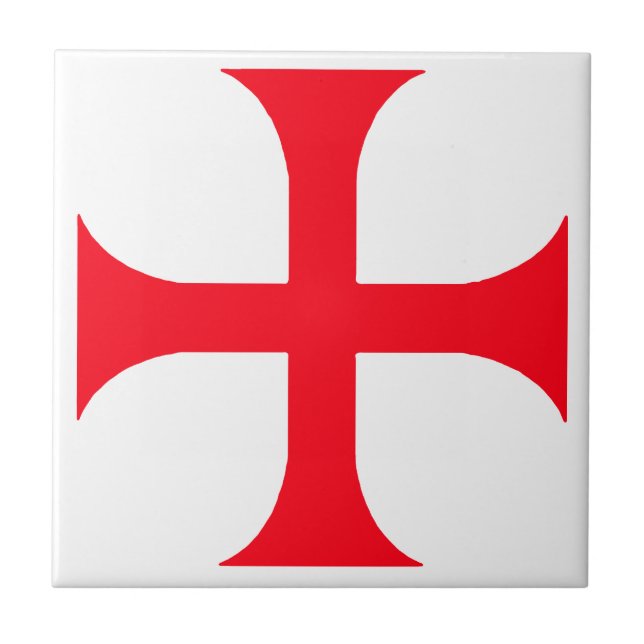Templar red cross tile (Front)