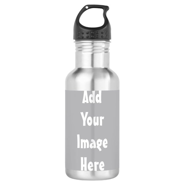 template 532 ml water bottle (Front)