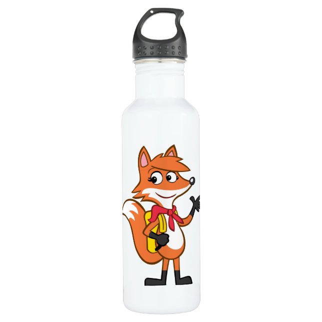 template 710 ml water bottle (Front)