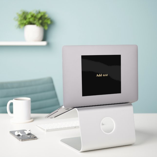 Template - Add text (Laptop On Desk)