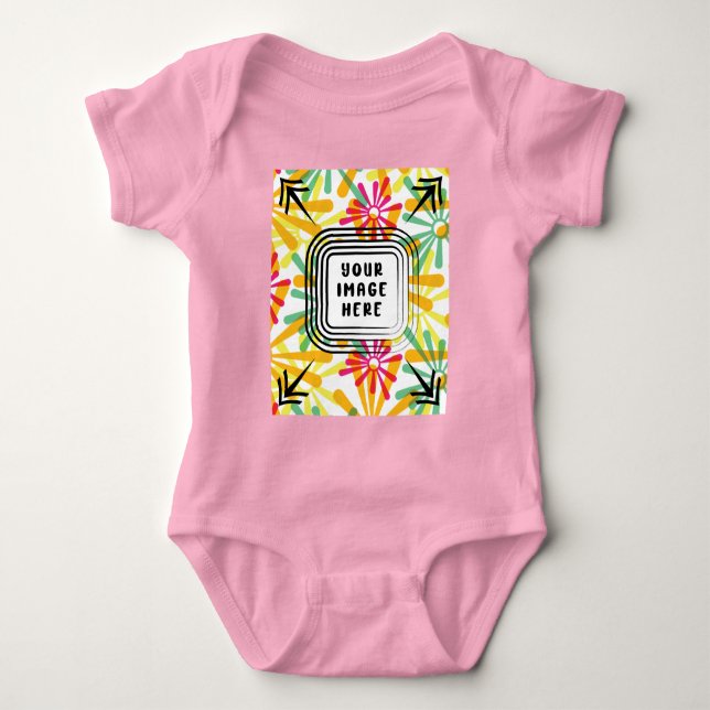 Template Baby Jersey Bodysuit (Front)
