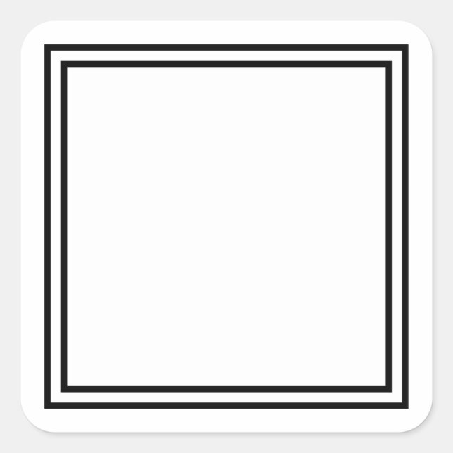 Template Blank ..  Add your image text here Square Sticker (Front)