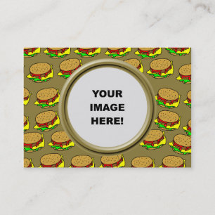 Template, Burger Border Business Card