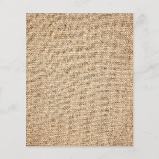Template - Burlap Background (Front)