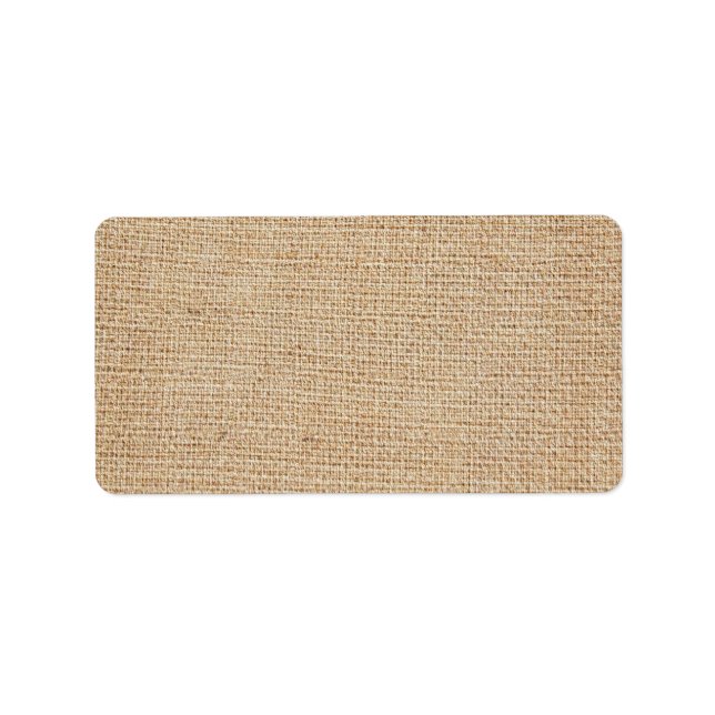 Template - Burlap Background Label (Front)