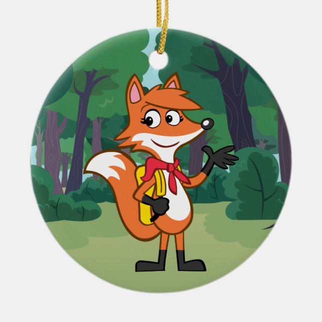 template ceramic tree decoration (Front)