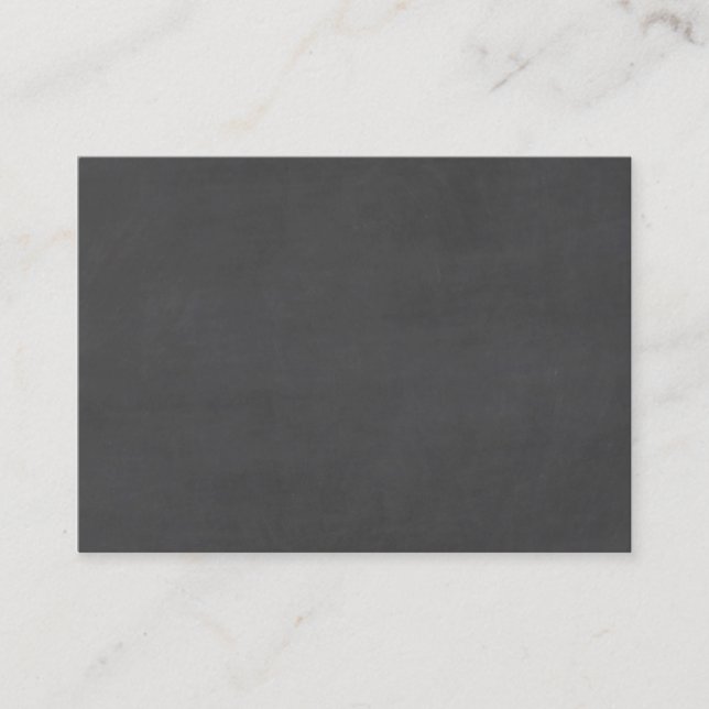 Template - Chalkboard Background Customise Business Card (Front)