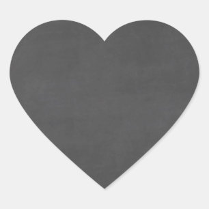 Template - Chalkboard Background Customise Heart Sticker